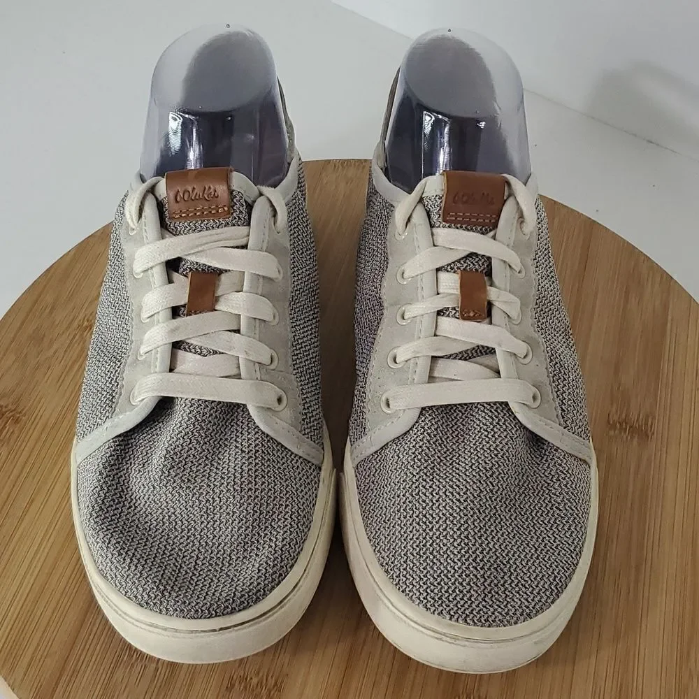 OLUKAI Pehuea Li Women's Slip On Sneakers Drop-in Heel Tapa Size 10